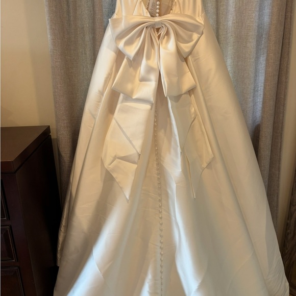Stella York Cream Wedding Dress with Bow